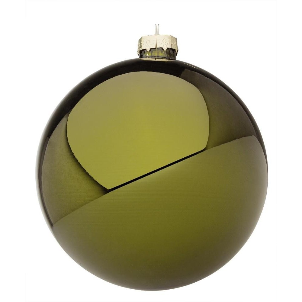 SFERA VETRO VERDE MUSCHIO LUCIDO D.150